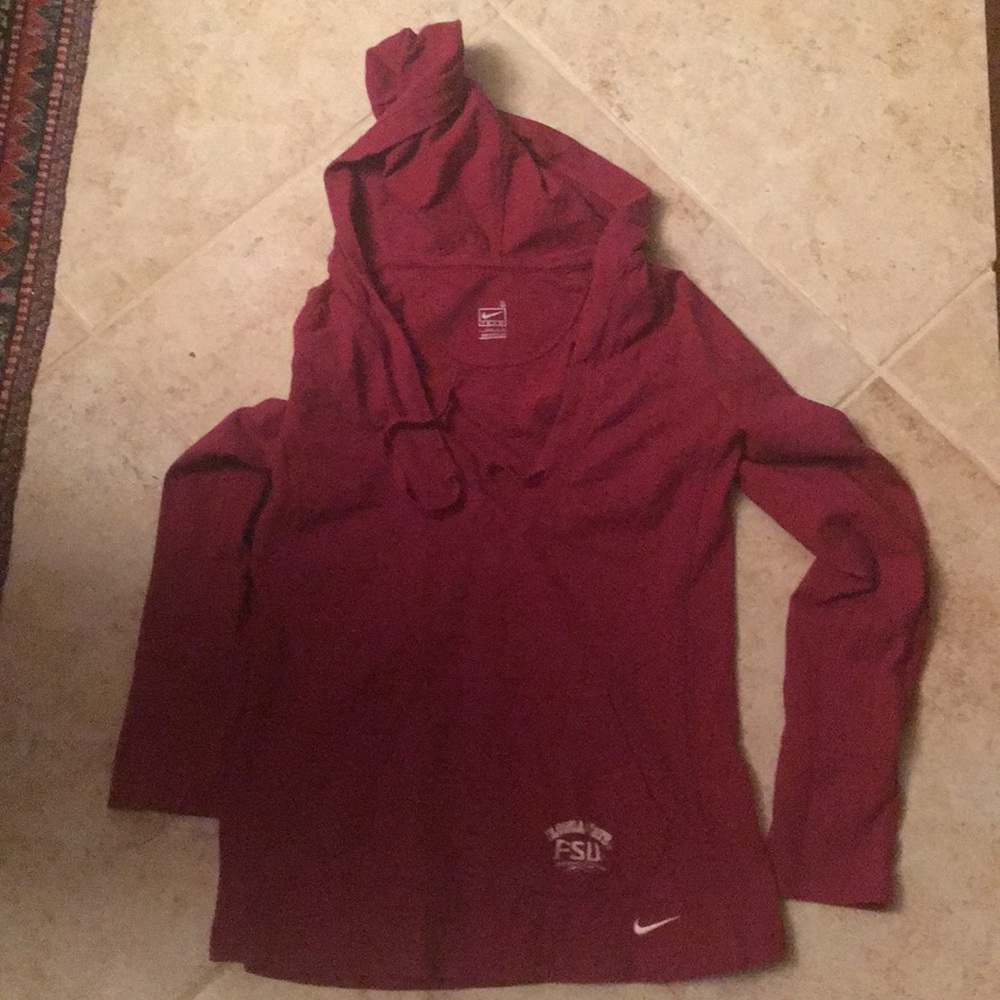 Nike team hoodie shirt embroidered FSU Seminoles